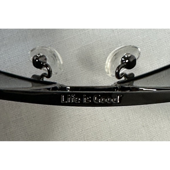 Life Is Good Aviator Sunglasses Unisex Polarized Gunmetal Frames Grey‎ Lens - Picture 3 of 9